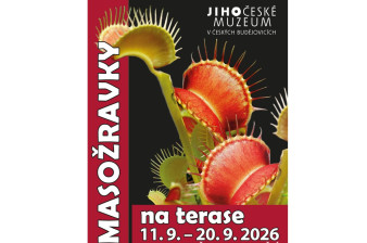 Jihočeské muzeum: Masožravky na terase - prodejní výstava
