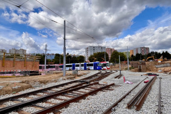 Brno: Tramvajová smyčka Ečerova prošla kompletní modernizací