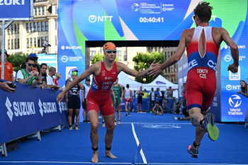Juránková veze z MS v triatlonu 15. místo, smíšená štafeta byla 14.