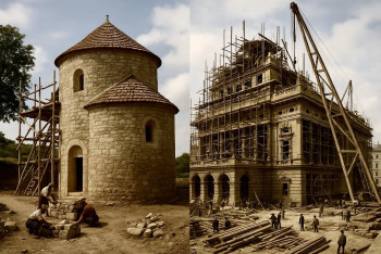 Pravěký cement a červený žár přepisují dějiny stavebnictví