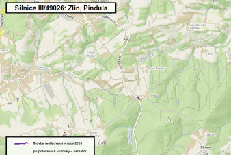 Křižovatka ve Zlíně na Pindule bude bezpečnější