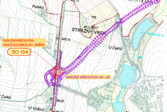 Úprava okružní křižovatky na obchvatu Havlíčkova Brodu