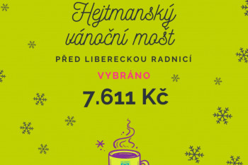 Čepování hejtmanského vánočního moštu vyneslo 7.611 korun