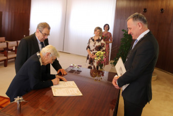 Vsetín: Manželé Tesolinovi oslavili zlatou svatbu