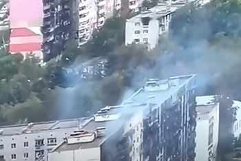 V centru Kupjanska probíhají boje o výškové budovy