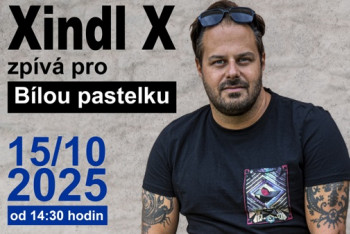 Pomoc, která má smysl. Xindl X a koncert pro Bílou pastelku