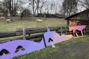 Válcovaný plech, tentokrát jako součást site-specific uměleckého díla