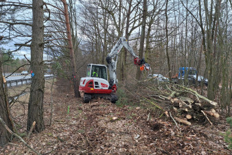 Oplocení dálnice D4 mezi Mníškem pod Brdy a Dobříší