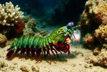 Strašek paví: „pěst“ korálových útesů s očima jako z jiného světa