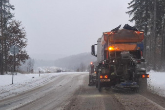 Údržba silnic v oblasti Mnichova Hradiště
