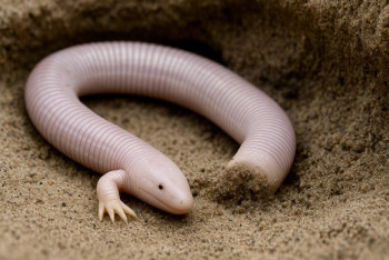 Dvojnožka dvoupórá: pouštní „žížala“ se dvěma předními nohami