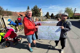 Novou cyklostezku na Mělnicku podpořila Nadace ČEZ