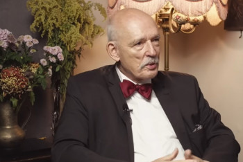 Korwin: Ať hned napíšou, že Putin nastražil na železniční tratě bomby