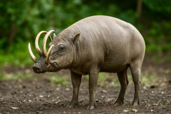 Babirusa: Pralesní divočák s rohy jako z fantasy filmu