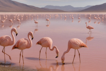 Plameňáci: filtrační „inženýři“ mezi solnými jezery a těžbou lithia