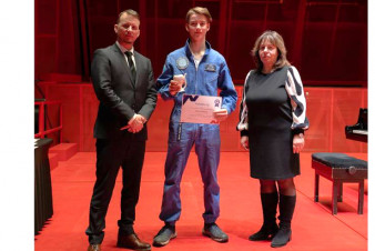 Student z Ostrova u startu rakety Artemis II. Student z Ostrova u startu rakety Artemis II.