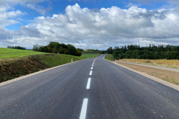 Stavební sezona na krajských silnicích se blíží ke svému závěru