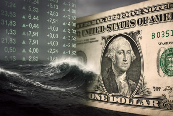 Dolar na hraně. Vlnky jako předzvěstí finanční tsunami, varuje ekonom