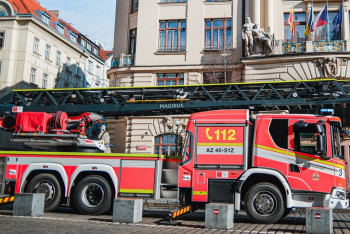 Hasiči představili na Mariánském náměstí novou techniku