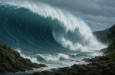 Tsunami z Aljašky zničila les i skály, vlna měla 524 metrů