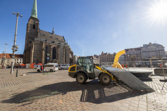V Plzni začala revitalizace západní části náměstí Republiky