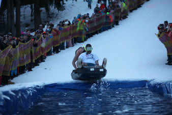 Šumavský Špičák pořádá už poosmnácté Jízdu přes louži